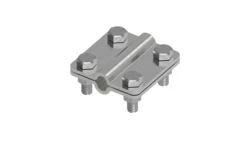 Złącze uniwersalne 2-elem. 60x60 drut8-drut8 stal nierdzewna 214.4 NI 21400405