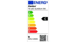 Świetlówka LED T8 G13 602mm GLASSv4 9W-NW 1440lm 4000K barwa neutralna 3 lata Gwar. 33210