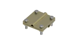 Złącze uniwersalne 3-elem. 80x80 drut8-drut8 mosiądz 215.4.1 MS 21501410