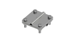 Złącze uniwersalne 3-elem. 80x80 drut8-drut8 stal nierdzewna 215.4.1 NI 21501405