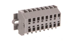 Listwa zaciskowa 2-przewodowa 1,5mm2 8-torowa szara mocowanie śrubowe 260-108 /50szt./