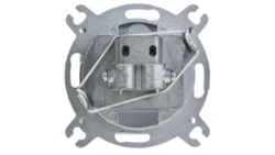 KARO Gniazdo antenowe RTV-SAT przelotowe srebrny perłowy GPA-SSP/m/43