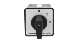 Łącznik krzywkowy 80A przełącznik rozruchowy trójfazowy 0 Y A mocowany do pulpitu czoło szare pokrętło czarne SK80-4.831\P03