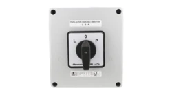 Łącznik krzywkowy 80A przełącznik zmiany kierunku obrotów L-O-P w obudowie OB18 SK80-3.8368\OB18