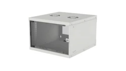 Szafka wisząca 6U 540x560 Rack 19, Basic, Flatpack, szara