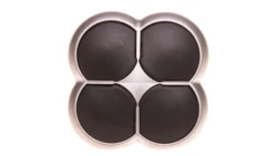 Napęd przycisku 4-ro pozycyjny 22mm czarny z samopowrotem M22-D4-S 279411