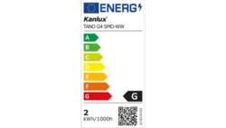 Żarówka LED G4 TANO G4 SMD-WW 100lm 3000K barwa ciepła 14936