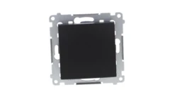 Simon 54 Łącznik krzyżowy bez piktogramu (moduł) 10AX 250V szybkozłącza, czarny mat DW7.01/X/49