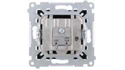 Simon 54 Gniazdo antenowe satelitarne podwójne SAT-SAT-RTV (moduł) czarny mat DASK2.01/49