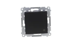 Simon 54 Łącznik krzyżowy (moduł) 10AX 250V szybkozłącza, czarny mat DW7.01/49