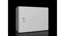 AX Obudowa kompaktowa 380x300x210 mm blacha stalowa z pł. mont. jednodrzwiowa 1 zamek dźwigienkowy 1031.000