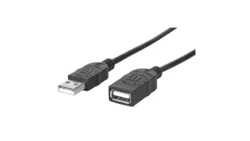 Przedłużacz kabel USB 2.0 A-A M/F 1M Czarny 308519