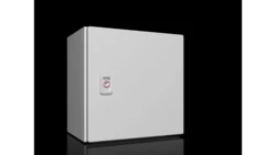 AX Obudowa kompaktowa 300x300x210 mm blacha stalowa z pł. mont. jednodrzwiowa 1 zamek dźwigienkowy 1033.000