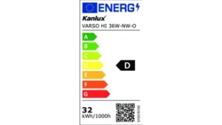 Plafoniera LED VARSO HI 36W-NW-O IP54 3600lm 4000K 26448