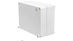 INDUSTRIAL Puszka hermetyczna n/t 220x170x107 z zawiasami IP65 szara 2717-03