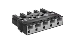 Wtyk 5-torowy czarny WINSTA 770-415 /50szt./