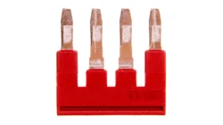 Mostek wtykany 4-biegunowy 6,2mm 32A czerwona FBS 4-6 3030255 /50szt./