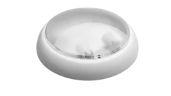 Oprawa KAJKO XL, 2xE27, 2x40W, biała-polipropylen, klosz przeźroczysty-poliwęglan, IP44, IK10 A2900x2-P