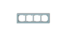 DECO Ramka poczwórna DECO Pastel Matt lazurowy 48DR-4