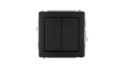 Mechanizm łącznika podwójnego schodowego (dwa klawisze bez piktogramów) 12DWP-33.1