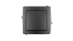 DECO Mechanizm łącznika schodowego (jeden klawisz bez piktogramu) grafitowy 11DWP-3.1