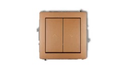 DECO Mechanizm łącznika żaluzjowego z podtrzymaniem złoty metalik 8DWP-88