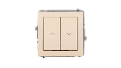 DECO Mechanizm łącznika żaluzjowego z podtrzymaniem beżowy 1DWP-88