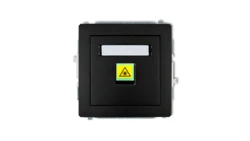DECO Mechanizm gniazda światłowodowego/optycznego pojedynczego czarny mat 12DGOP-1