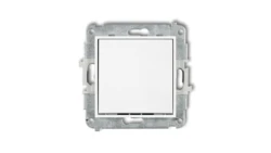 Mechanizm łącznika krzyżowego (jeden klawisz bez piktogramu) biały mwp-6.1