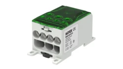 Blok dystrybucyjny - rozdzielczy OJL400A zielony we:1xAL/CU 95-240mm2 wy: 3x6-50mm2 4x2,5-35mm 1000V MAB1401G10