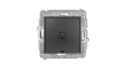 MINI Mechanizm łącznika schodowego w stylu amerykańskim (jeden klawisz bez piktogramu) grafitowy 11MWPUS-3.1