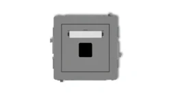 Mechanizm gniazda multimedialnego pojedynczego bez modułu (standard Keystone) 27DGM-1P