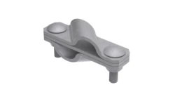 Złącze krzyżowe skośne pręt-pręt 3-elem. stal ocynkowana ogniowo 116.10 OG 11601002