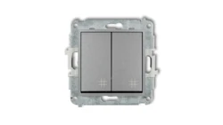 MINI Mechanizm łącznika podwójnego krzyżowego srebrny metalik 7MWP-66