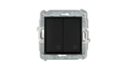 Mechanizm łącznika podwójnego krzyżowego Karlik Mini 12MWP-66 czarny mat