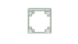 Ramka pośrednia do gniazd bryzgoszczelnych z uziemieniem SCHUKO miętowy 46MRPB-1s