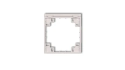 Ramka pośrednia do gniazd bryzgoszczelnych z uziemieniem SCHUKO pudrowy róż 40MRPB-1s