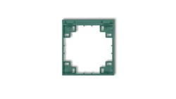 Ramka pośrednia do gniazd bryzgoszczelnych z uziemieniem SCHUKO szmaragdowy 51MRPB-1s