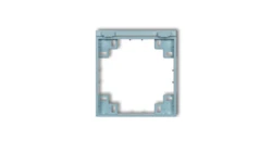 Ramka pośrednia do gniazd bryzgoszczelnych z uziemieniem SCHUKO lazurowy 48MRPB-1s