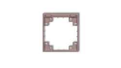 Ramka pośrednia do gniazd bryzgoszczelnych z uziemieniem SCHUKO lawendowy 42MRPB-1s