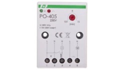 Przekaźnik czasowy 1Z 10A 1-15min 230V AC opóźnione odpadanie PO-405 230V
