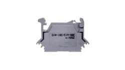 Złączka szynowa 2-przewodowa diodowa 2,5mm2 szara 280-613/281-410 /100szt./