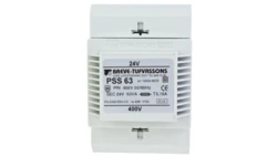 Transformator 1-fazowy modułowy bezpieczeństwa PSS 63 400/ 24V 2,6A, na szynę DIN, IP30, Ta 40, 16024-9972