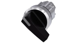 Przełącznik 2 pozycyjny 22mm czarny dł pióro z samopowrotem OI możl podświetlenie metal IP69k SIRIUS ACT 3SU1052-2CC10-0AA0