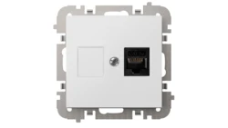 Vestra Gniazdo komputerowe pojedyncze RJ45 bez ramki podtynkowe IP20 biały 3848-10