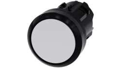 Przycisk 22mm tworzywo biały płaski bez samopowrotu odbl przez wciśnięcie SIRIUS ACT 3SU1000-0AA60-0AA0