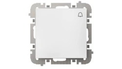 Vestra Łącznik zwierny dzwonek bez ramki podtynkowy IP20 biały 3814-10