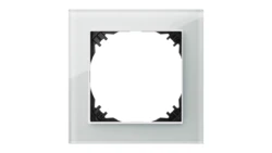 Vestra Ramka pojedyncza szkło IP20 biały 3871-62
