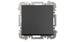 Vestra Łącznik zwierny światło bez ramki podtynkowy IP20 czarny 3813-19