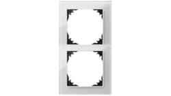 Vestra Ramka podwójna szkło IP20 biały 3872-62